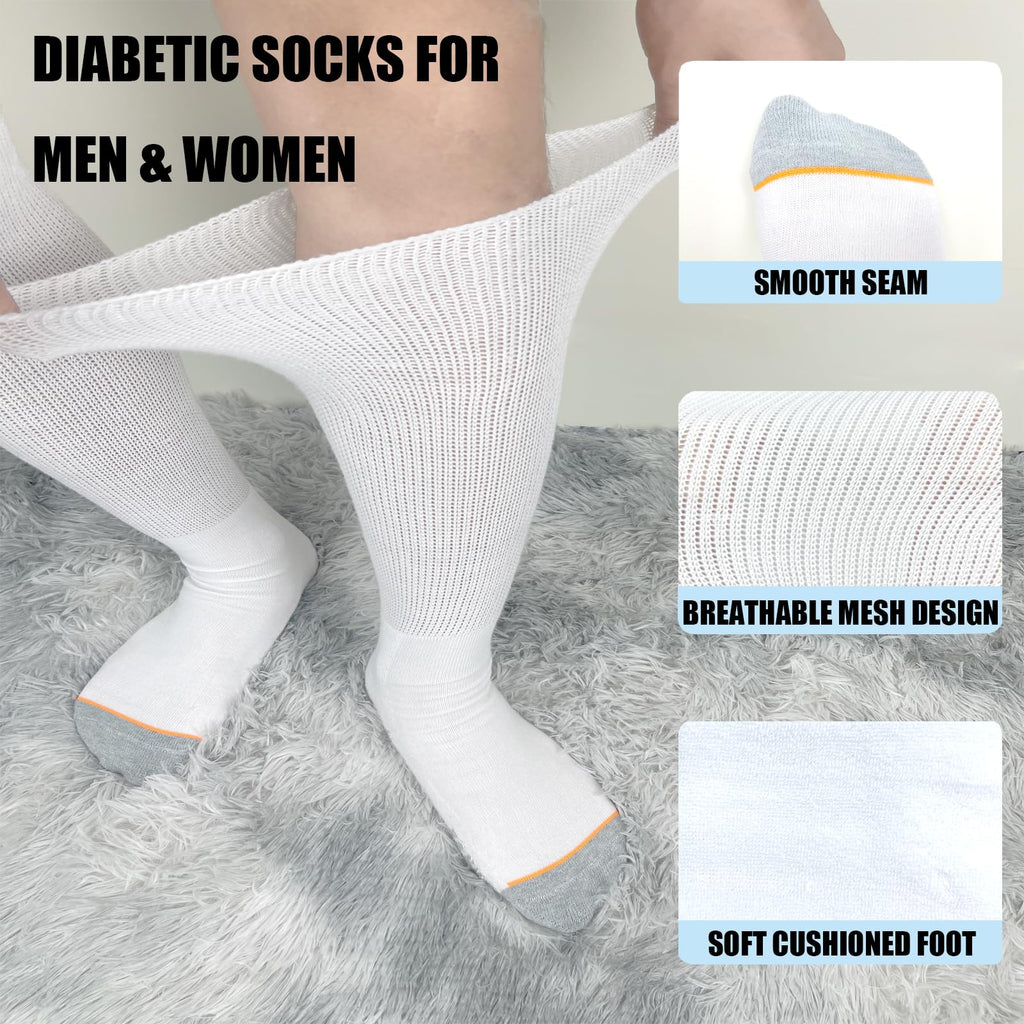 White Walking Boot Socks R55264