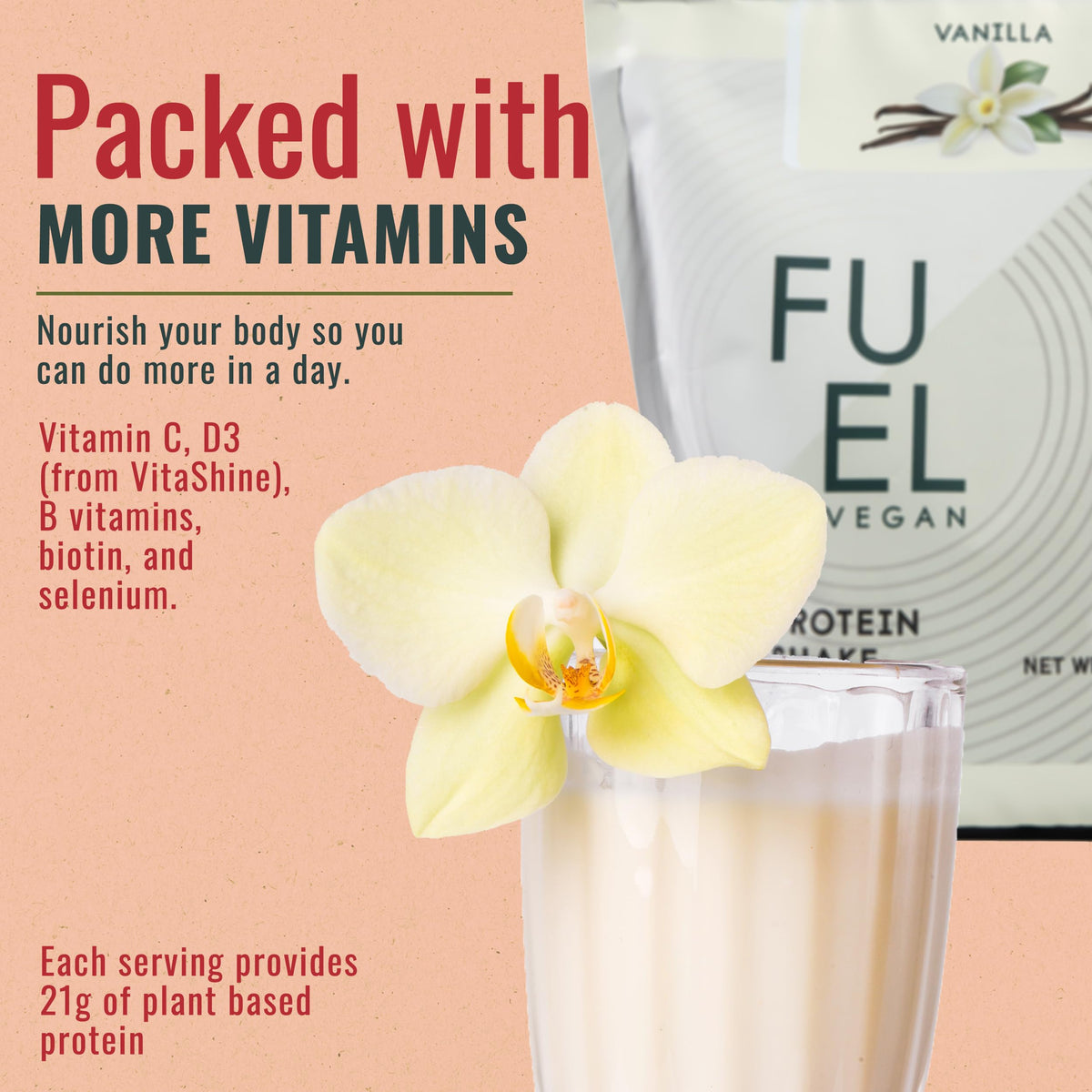 Vegan Protein Powder Vanilla P708228