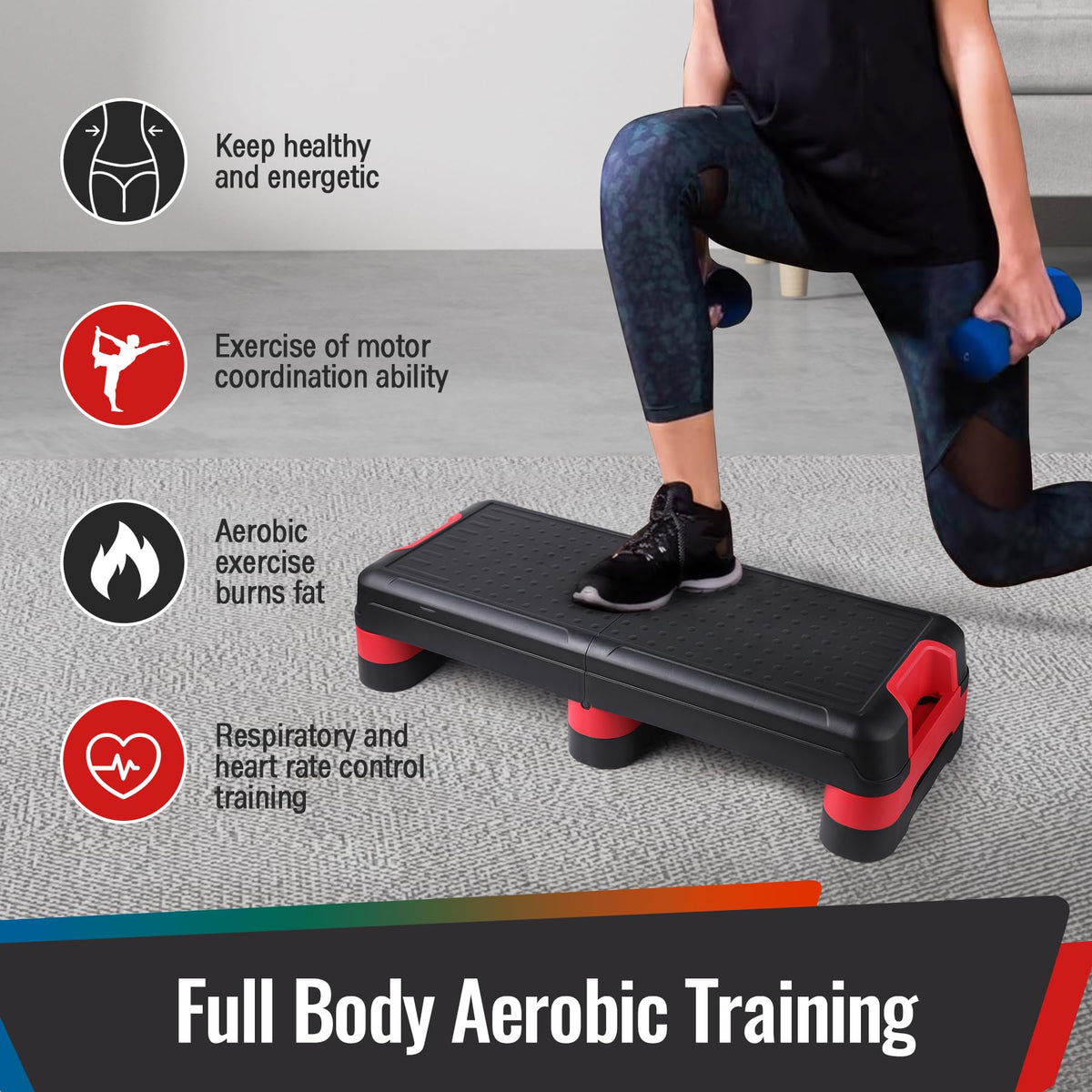 33.5" Foldable Aerobic Step Platform G424069