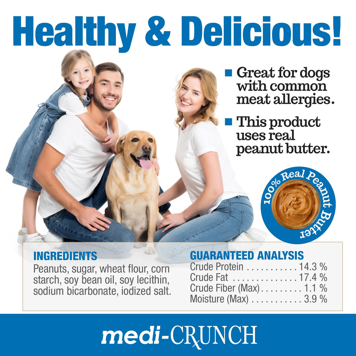Peanut Butter Dog Pill Treats 180 Count U96211