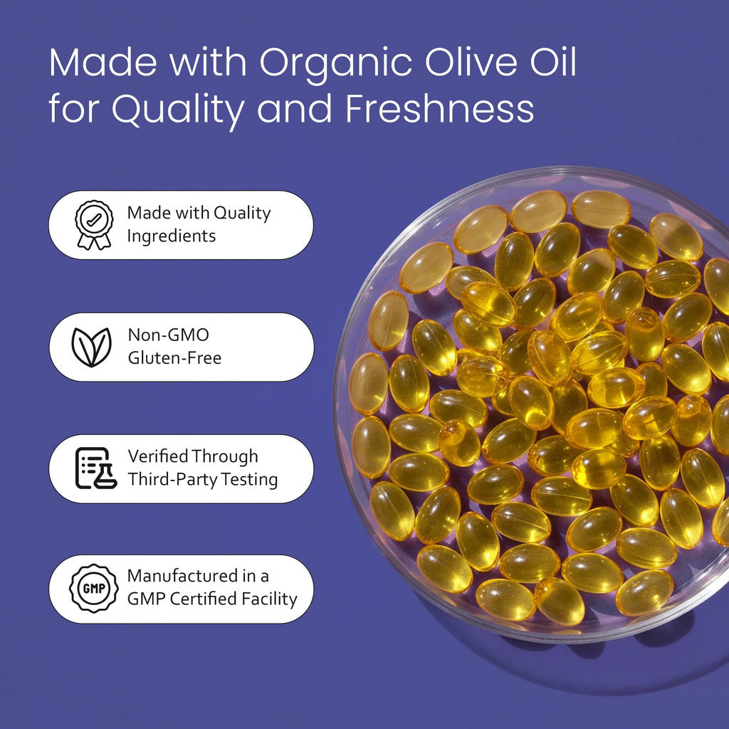 Odorless Garlic 100:1 Extract with Olive Oil 150 Softgels E91308