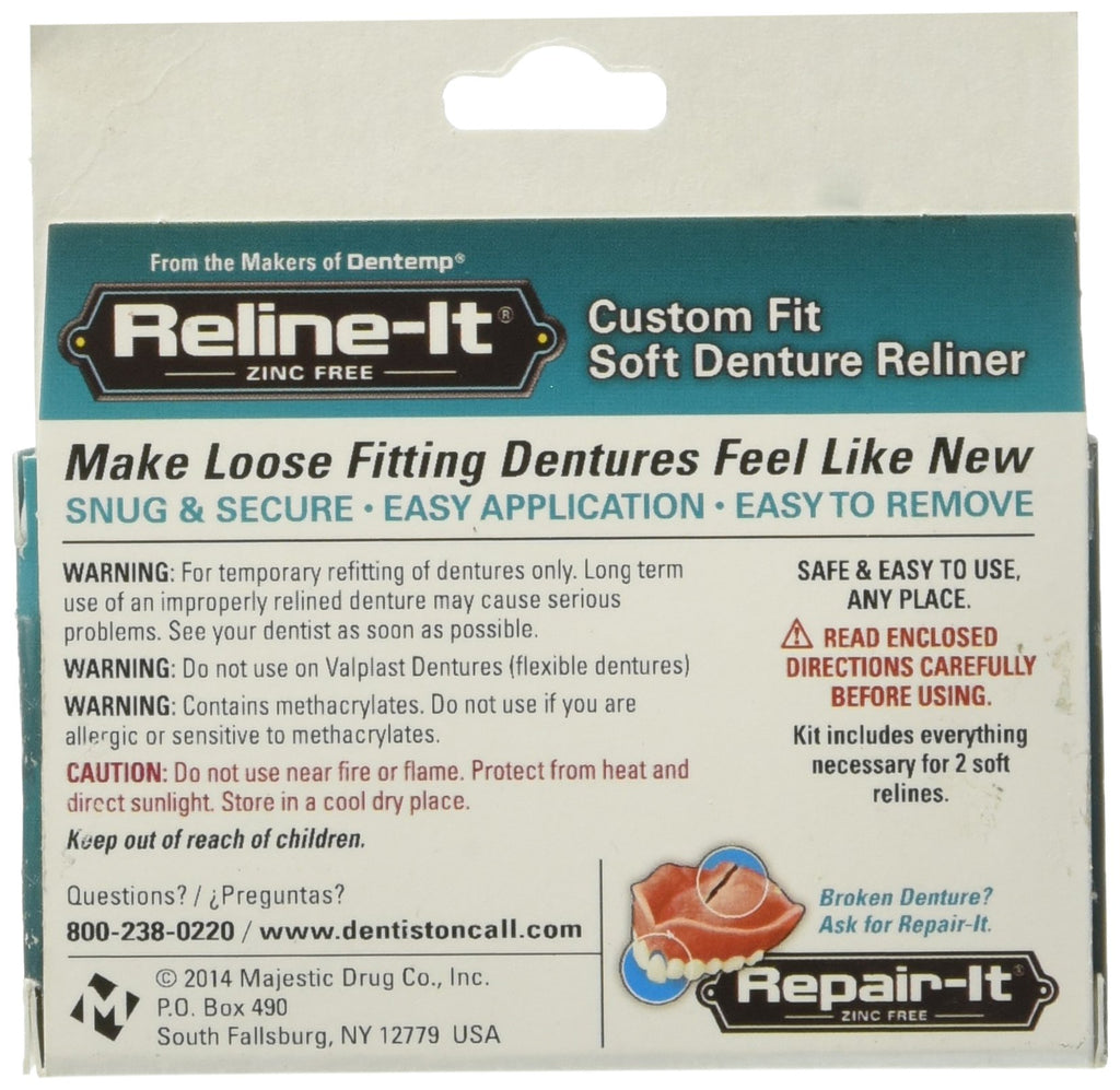 Denture Reliner Kit Pack of 2 B217