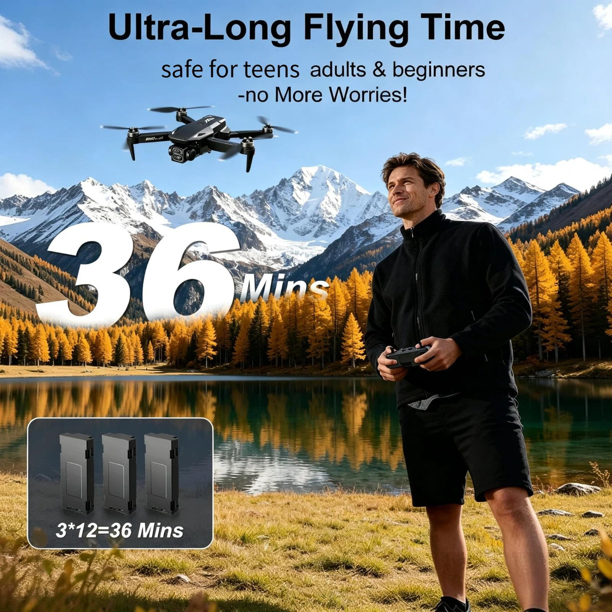 1080P HD Foldable Drone with Camera H63723