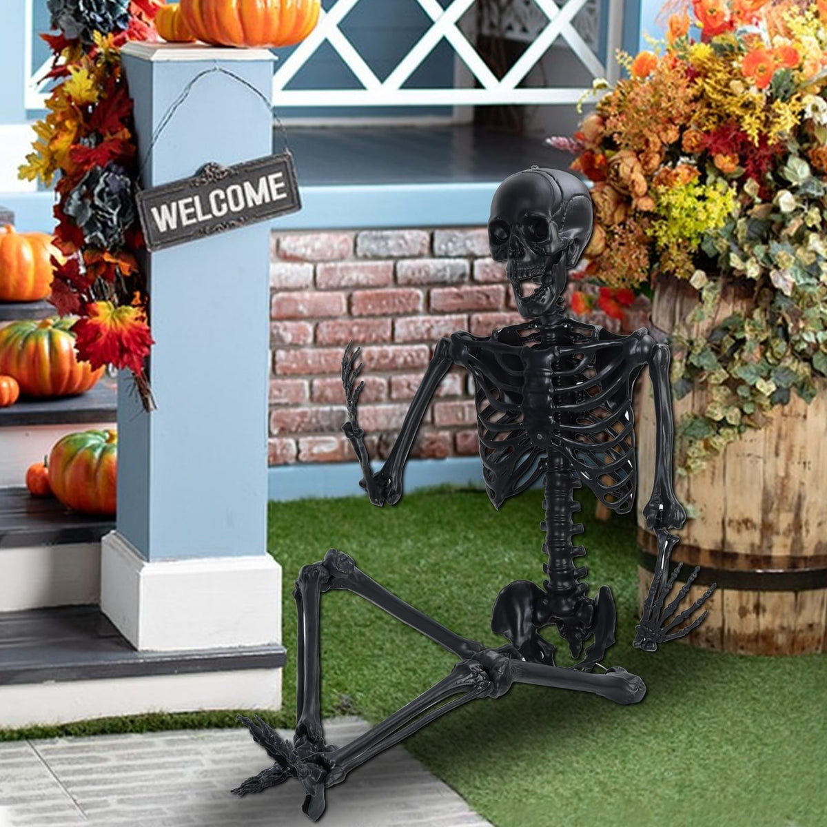Life Size Posable Skeleton Prop W66506