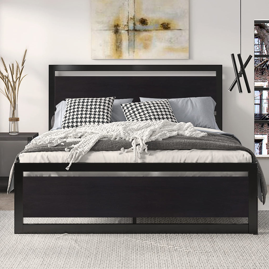 Queen Size Bed Frame with Headboard R966565