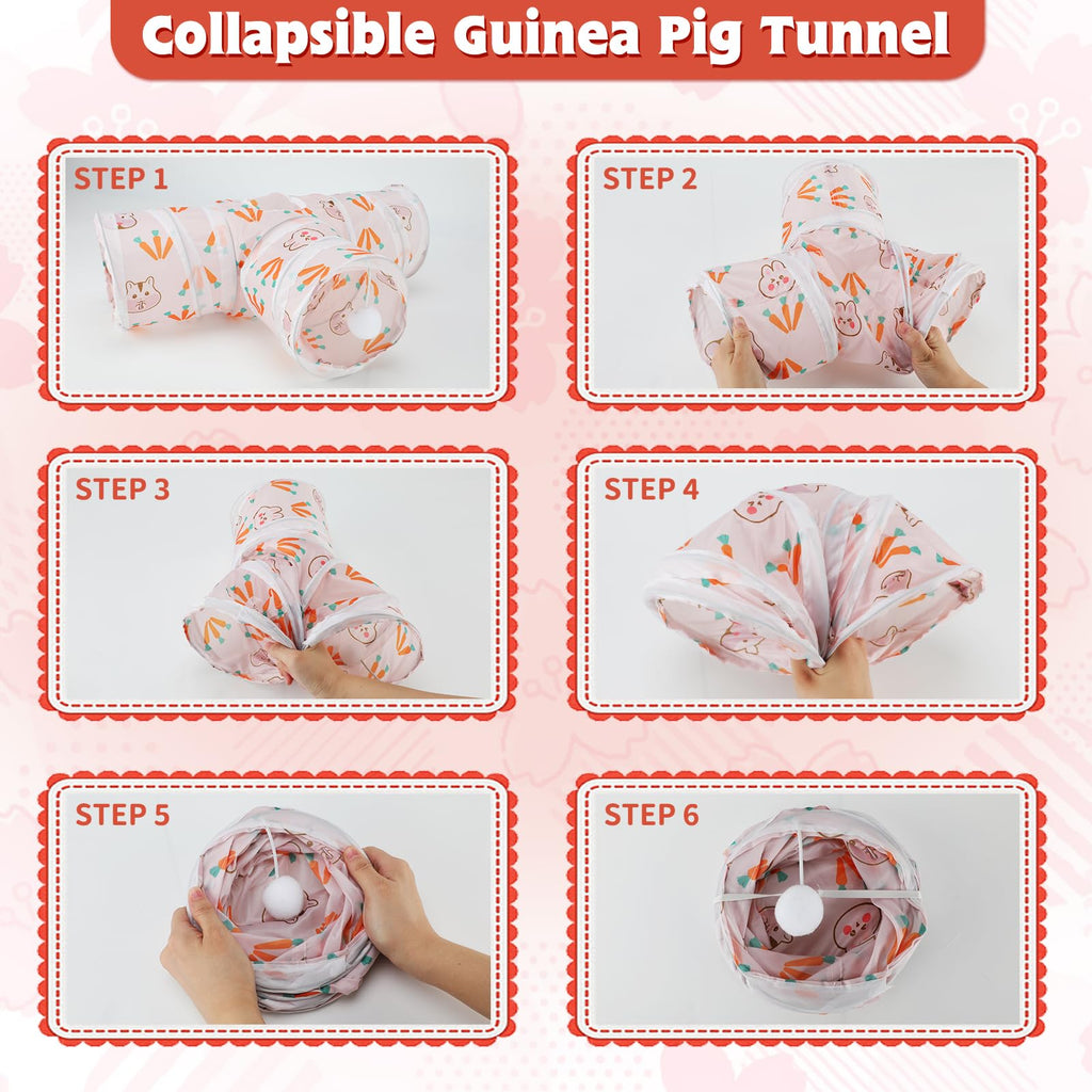 Collapsible 3 Way Bunny Tunnels & Tubes K88198