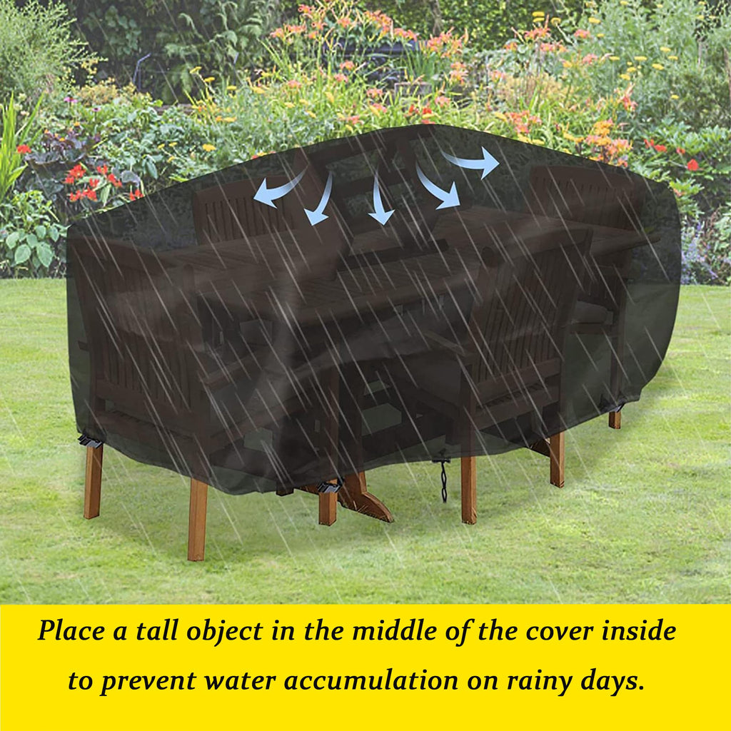 Waterproof 420D Oxford Patio Furniture Cover U93849