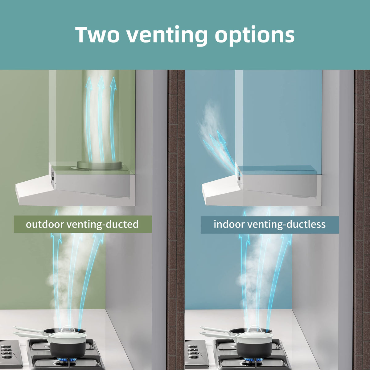White 30 inch Under Cabinet Range Hood B80622