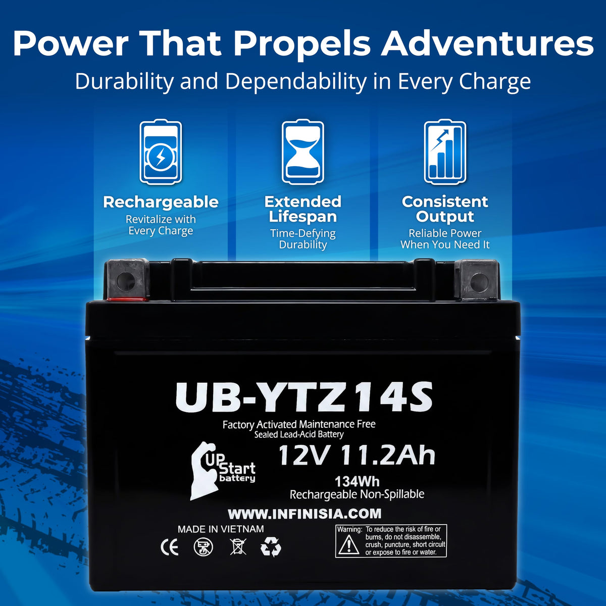 12V 11.2Ah Battery X782