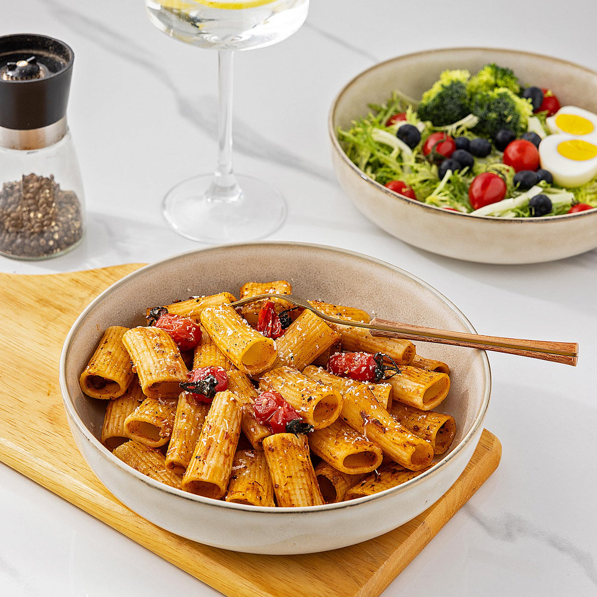 8.75'' 38oz Ceramic Pasta Bowls Set of 4 B83441