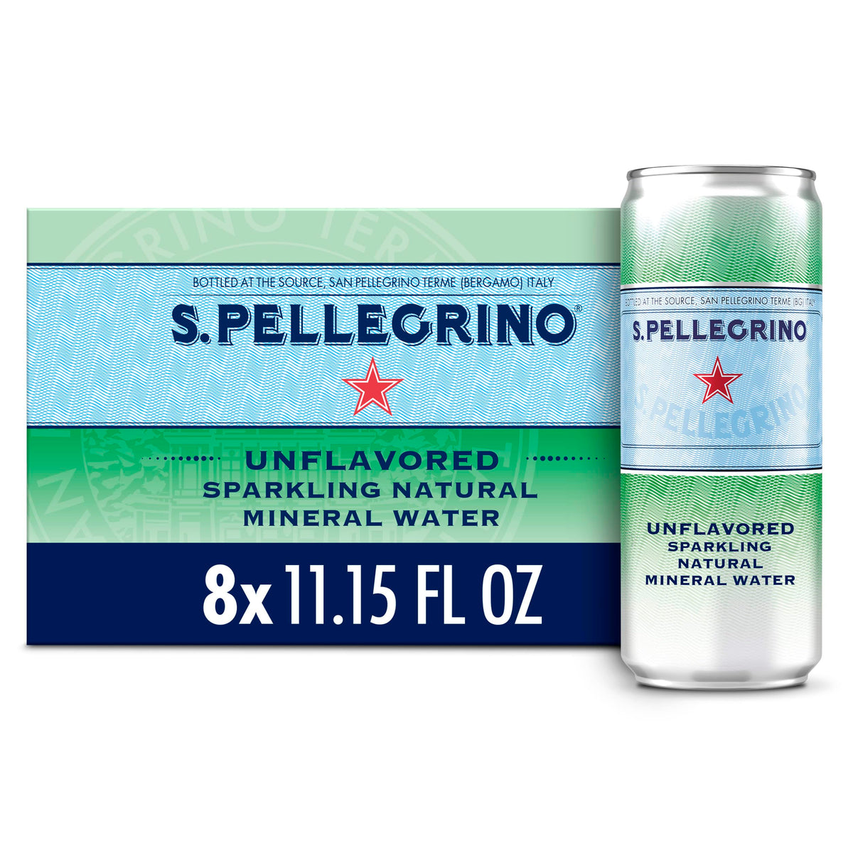 Sparkling Natural Mineral Water 11.15 Fl Oz 8-Pack K44987