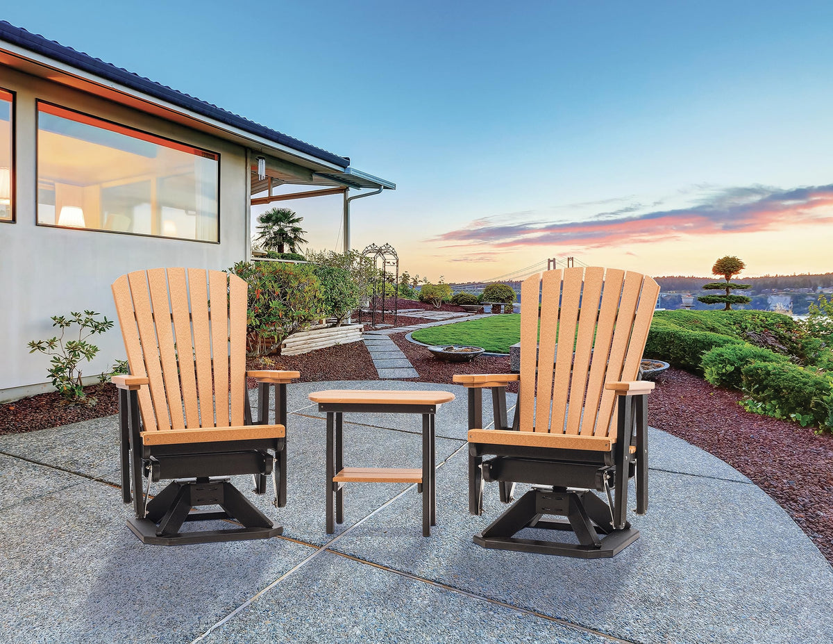 Poly Outdoor Adirondack Swivel Glider M3294